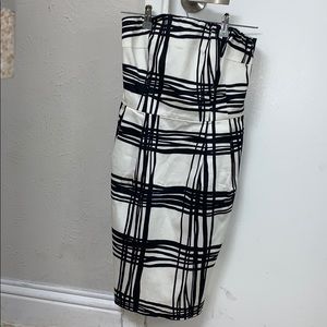 Brand new black and white cocktail dress